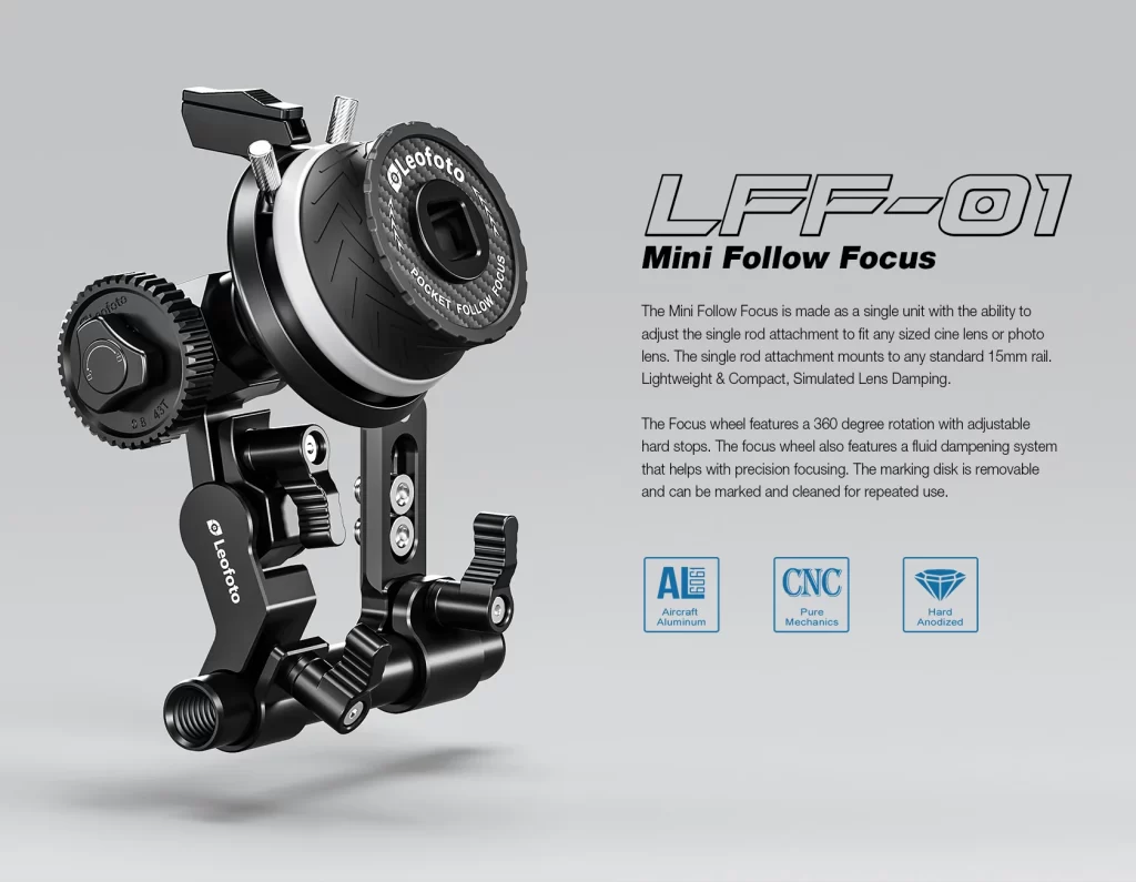 Leofoto LFF-01 Mini Follow Focus Indonesia