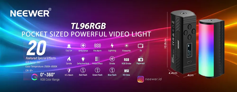 NEEWER TL96RGB INDONESIA