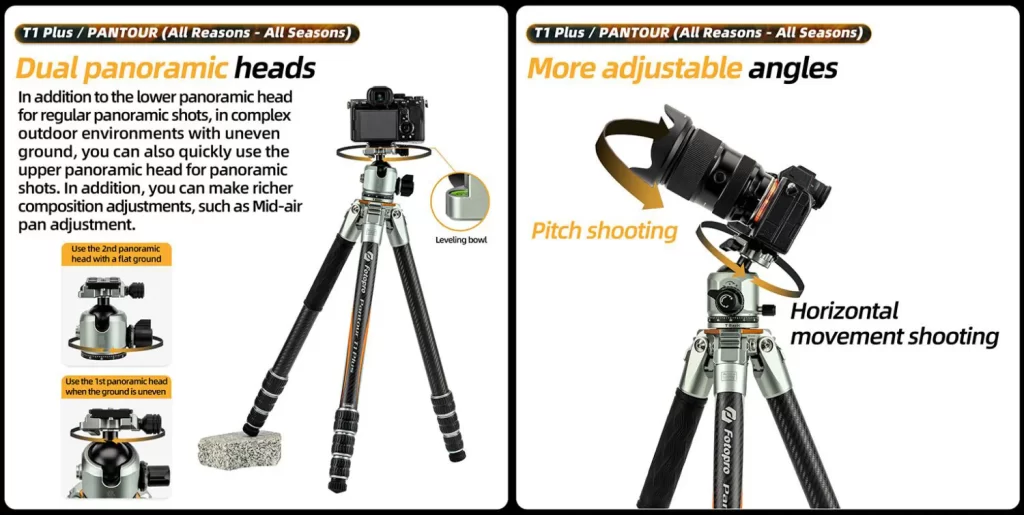 Fotopro T1 Plus Pantour : Tripod Tangguh di Segala Iklim