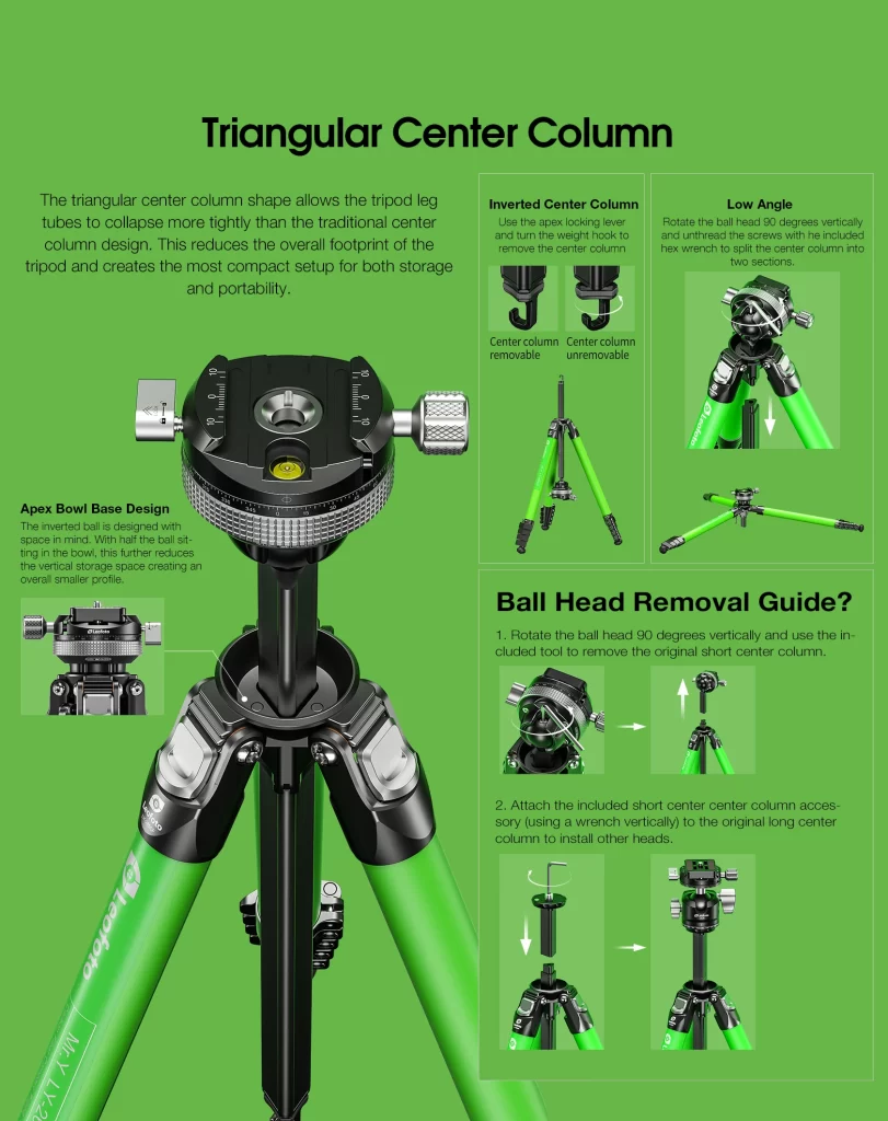 Leofoto LY-256CF Carbon Tripod Indoensia