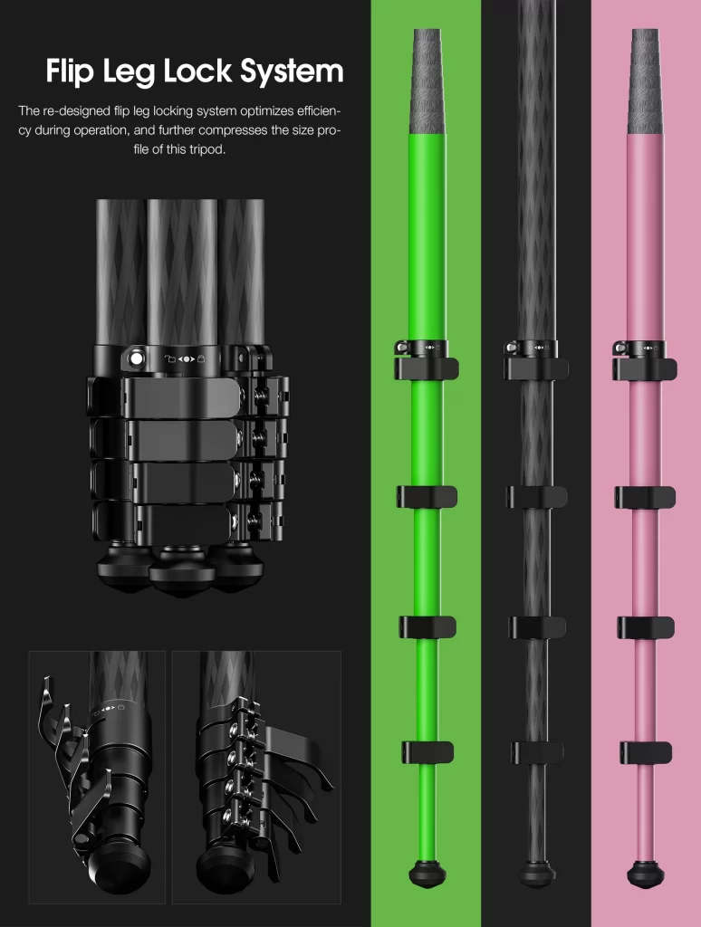 Leofoto LY-256CF Carbon Tripod Indoensia